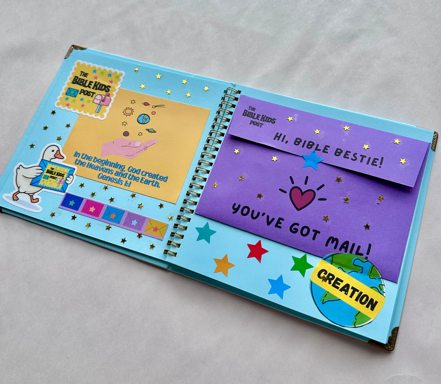 The Bible Kids Post Journal/Scrapbook