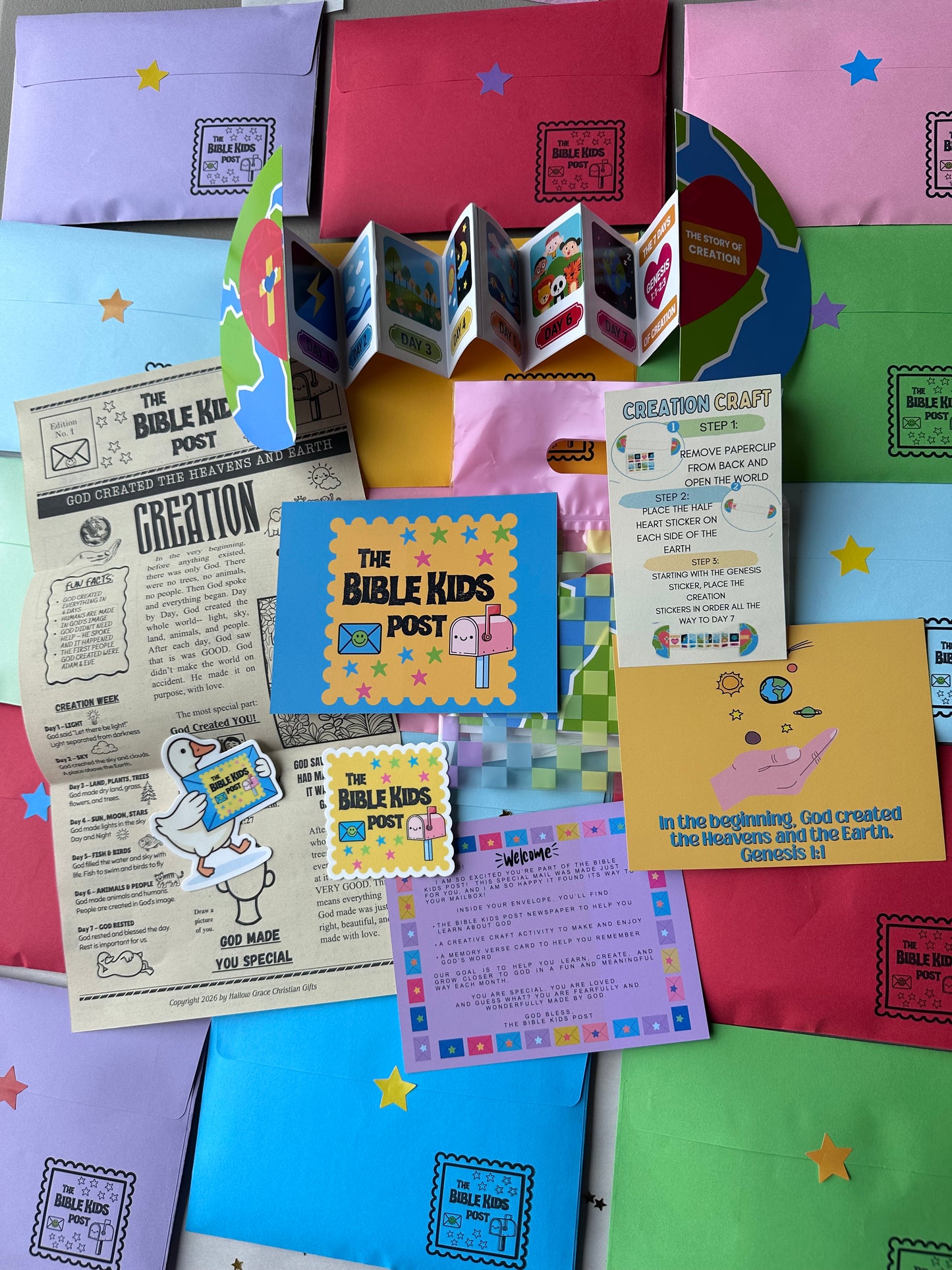 The Bible Kids Post Catch Up Kit - Creation Edition