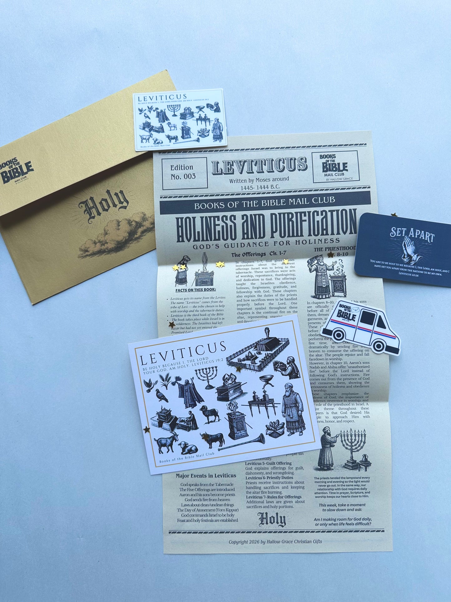 Books of the Bible Mail Club Catch Up Kit- LEVITICUS Edition